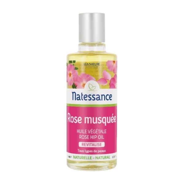 Huile corporelle à la rose musquée naturelle 100 ml