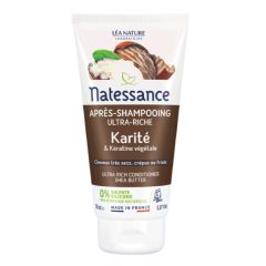 Acheter NATESSANCE Après-Shampooing Ultra Riche Karité 150 ml Par 10,49€