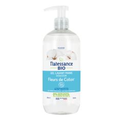 Comprar NATESSANCE Gel de Limpeza para Mãos Flor de Algodão 500 ml Por 6,49€