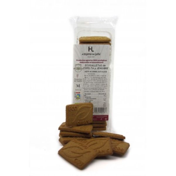 Biscoitos de Espelta Orgânicos com Gengibre 190 g