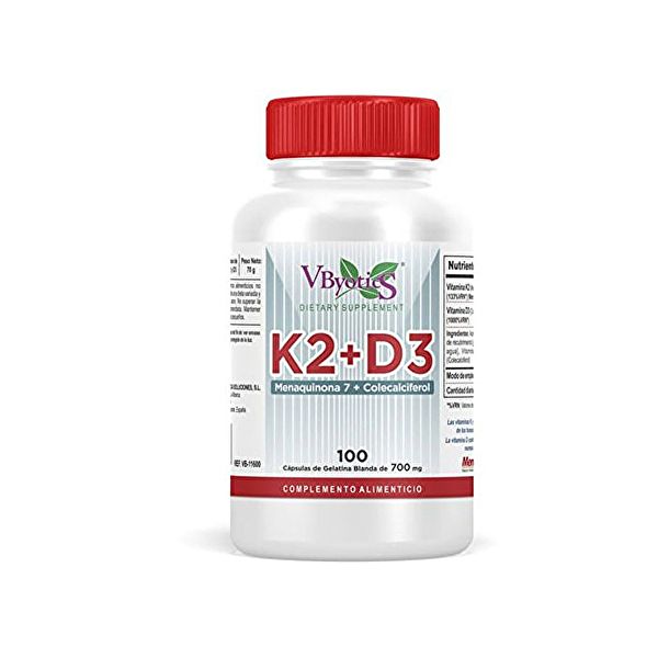 K2+D3 100 Soft Gelatin Capsules - V.BYOTICS