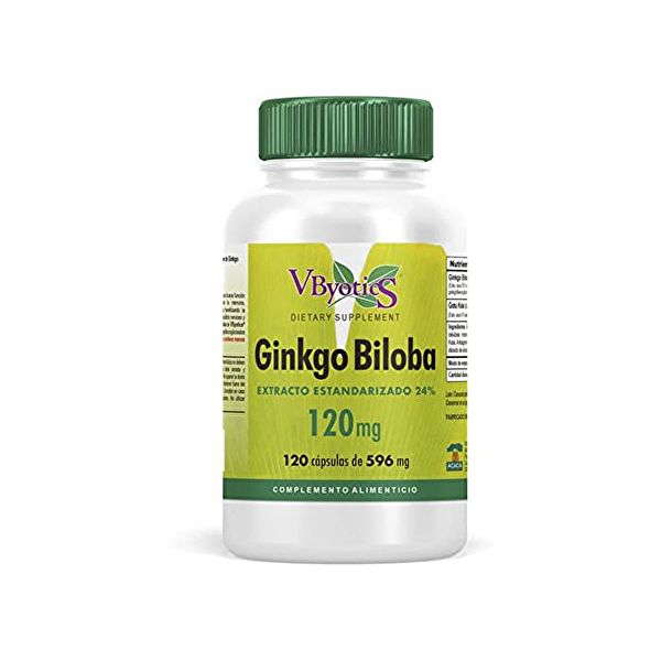 Ginkgo Biloba 120 mg 120 Caps - V.BYOTICS