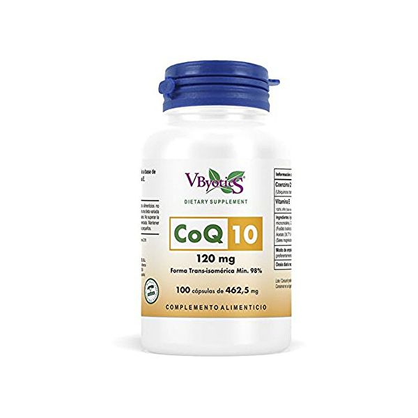 CoQ10 + Vitamin E 120 mg 100 Caps - V.BYOTICS