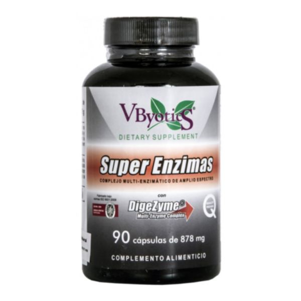 Super Enzymes Végétales 90 Gélules - V.BYOTICS