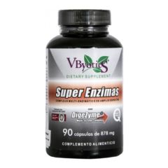 Buy V.BYOTICS Super Vegetable Enzymes 90 Capsules By 28,33€