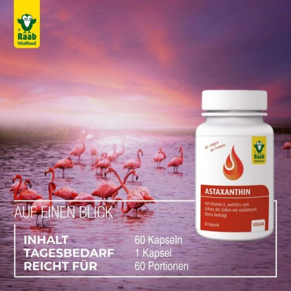 Astaxanthin 60 Capsules - Raab Vitalfood Img 3