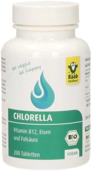 Chlorella 200 Comprimidos - Raab Vitalfood Img 2