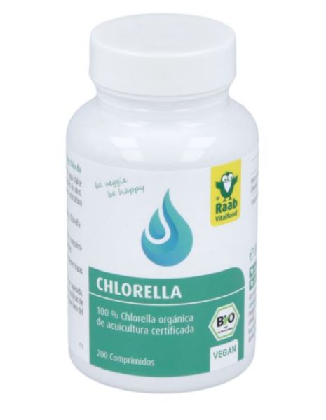 Chlorella 200 Comprimidos - Raab Vitalfood