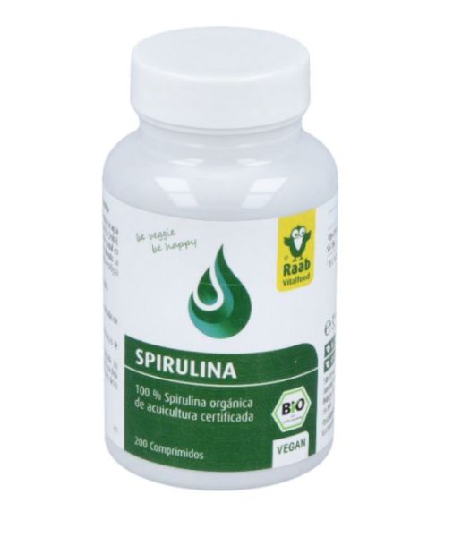 Espirulina 200 comprimidos - Raab Vitalfood