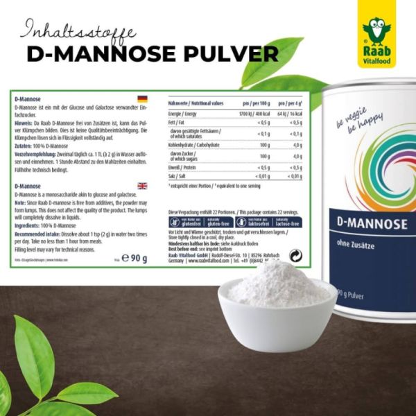 D-Manosa Polvo 90 g - Raab Vitalfood Img 5