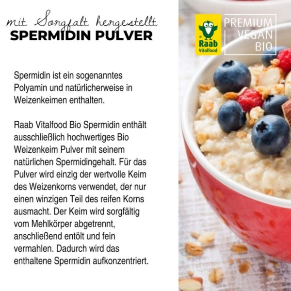 Spermidin Bio-Weizenkeimpulver 160 g Img 5