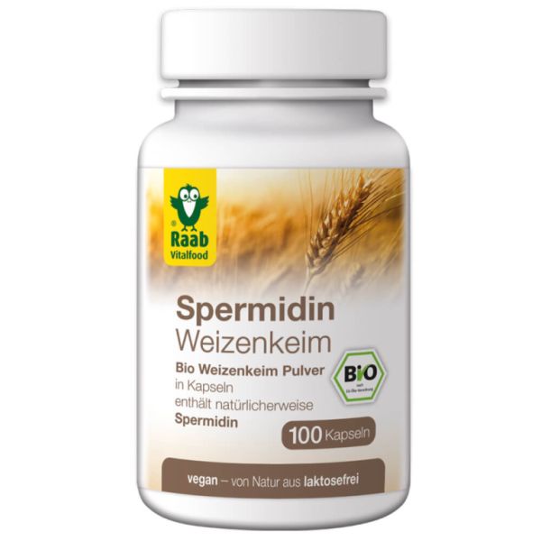 Biologische Spermidine Tarwekiemen 100 Capsules Img 2