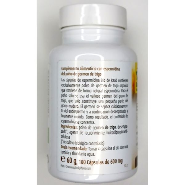 Biologische Spermidine Tarwekiemen 100 Capsules Img 9