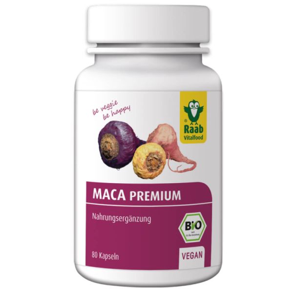 Maca Premium Bio 80 Cápsulas - Raab Vitalfood Img 2