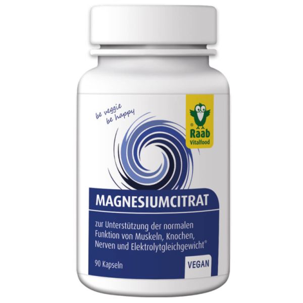 Citrate de Magnésium 90 Gélules - Raab Vitalfood Img 2