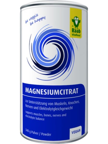 Citrat de Magnesi Pols 340 g - Raab Vitalfood