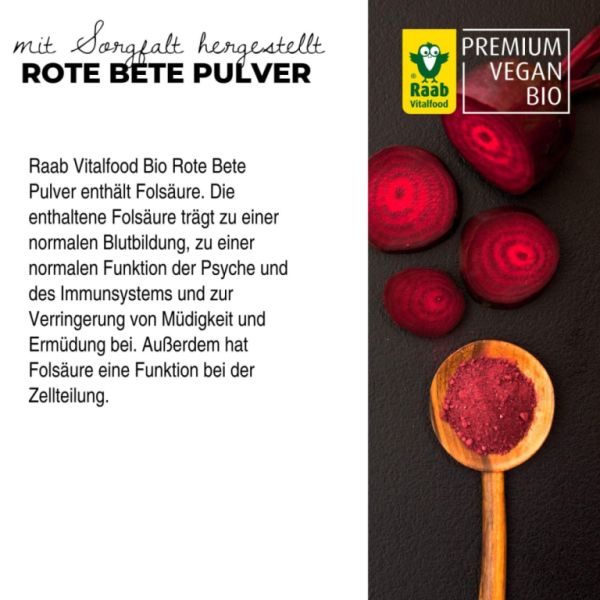 Poudre de Betterave Rouge 250 g - Raab Vitalfood Img 5