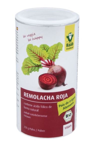 Beterraba Vermelha em Pó 250 g - Raab Vitalfood