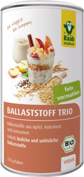 Trio aus Fasern Pulver 210 g - Raab Vitalfood Img 2