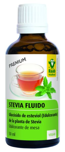 Estévia Líquida 50ml - Raab Vitalfood