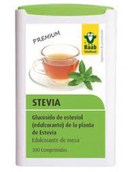 Estévia 300 comprimidos - Raab Vitalfood