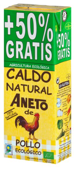 Bouillon de poulet écologique 1500 ml - ANETO BIO