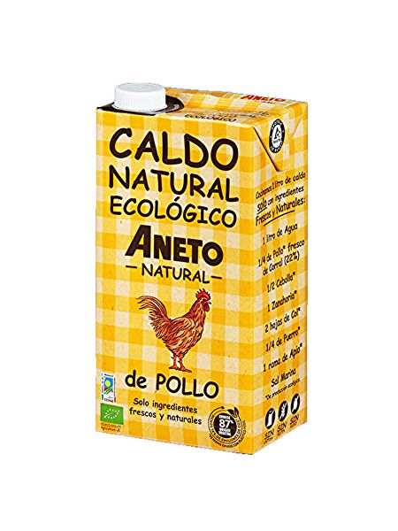 Bouillon de Poulet Bio 1 Litre - ANETO BIO