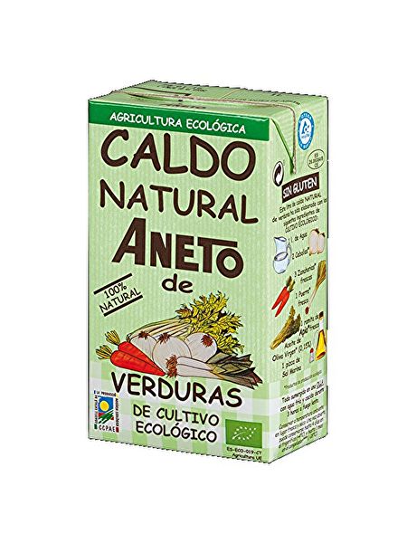 Organic Vegetable Broth 1 Liter - ANETO BIO