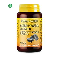 Comprar NATURE ESSENTIAL Carbón vegetal Activado 200 mg 90 Cápsulas Por 7,90€