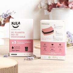 köpa XULA Återanvändbara kompresser Light Flow L-XL Pack 3 Förbi 26,90€