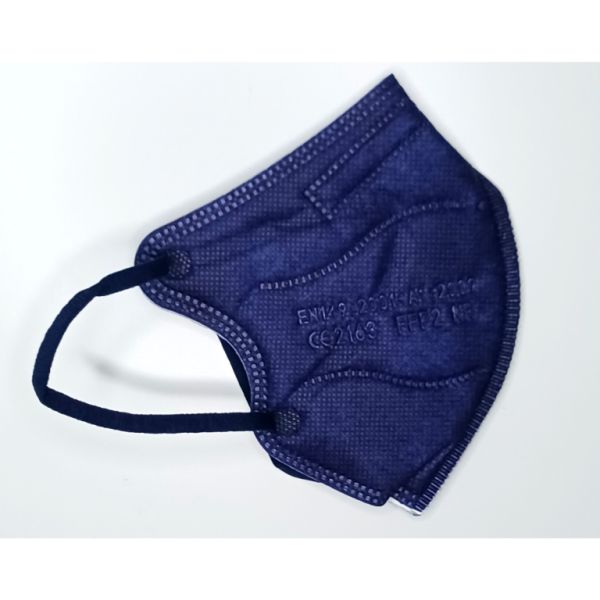 Marineblauw FFP2-NR-masker voor kinderen 1 stuk Img 8