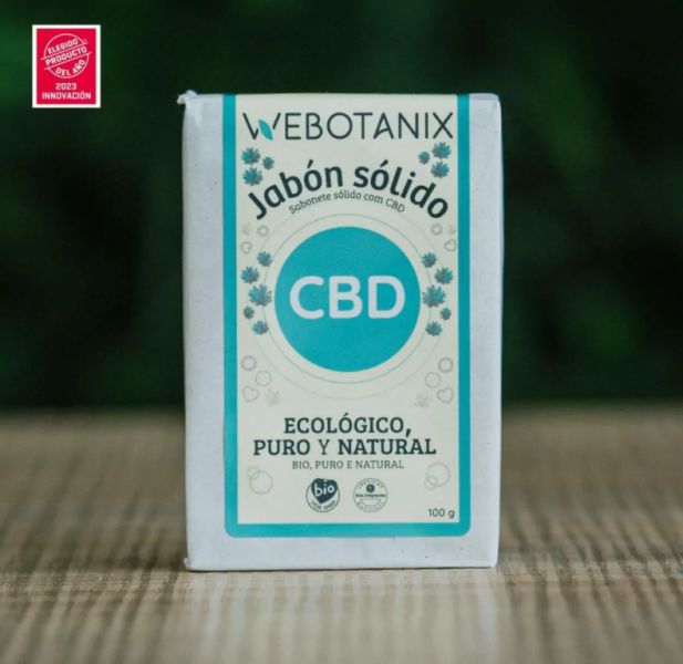 BIO CBD Feste Seife 100 g - WEBOTANIX