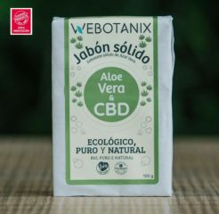 Buy WEBOTANIX BIO Aloe Vera and CBD Solid Soap 100 g By 5,50€