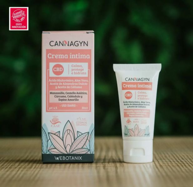 Cannagyn BIO crème intime 30 ml - WEBOTANIX Img 2