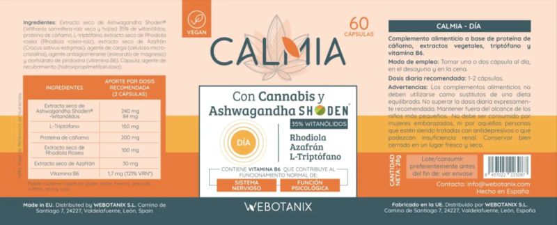 Calmia Dia 60 capsule - WEBOTANIX Img 4