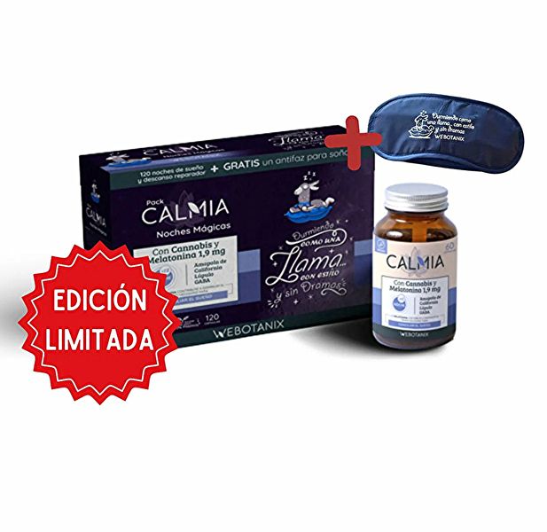 Pack 2 Calmia Night Cannabis Melatonin Eye Mask