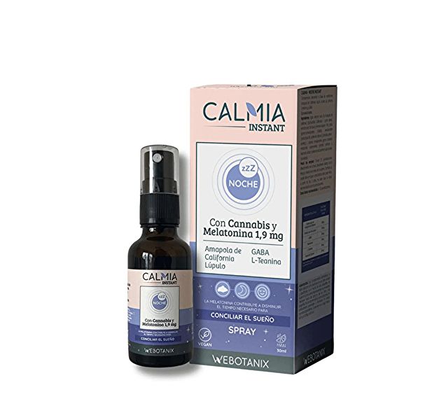 Calmia Nacht Instant Spray 30 ml - WEBOTANIX Img 2