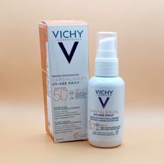 Kopen VICHY Capital soleil UV-Age Dagelijkse Watervloeistof SPF50+ 40 ml Door 11,95€