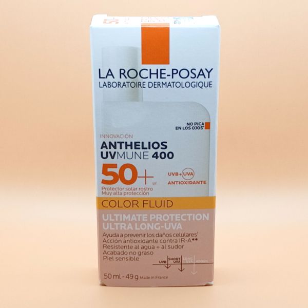 Anthelios UVmune 400 Fluide Invisible SPF50+ avec couleur 50 ml Img 2