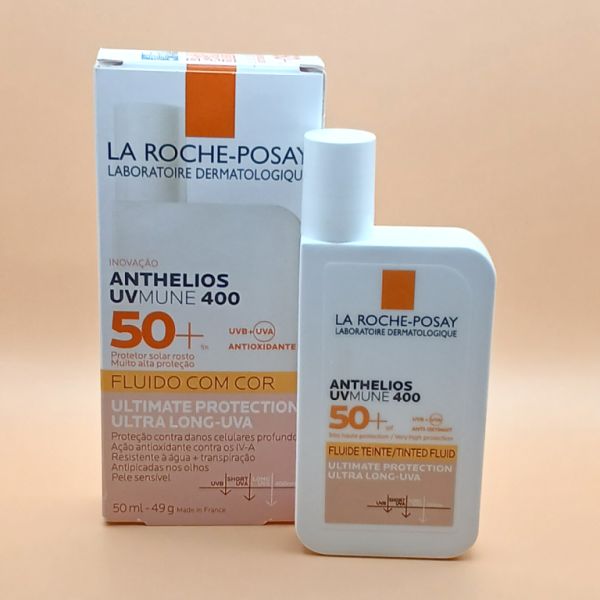 Anthelios UVmune 400 Fluide Invisible SPF50+ avec couleur 50 ml