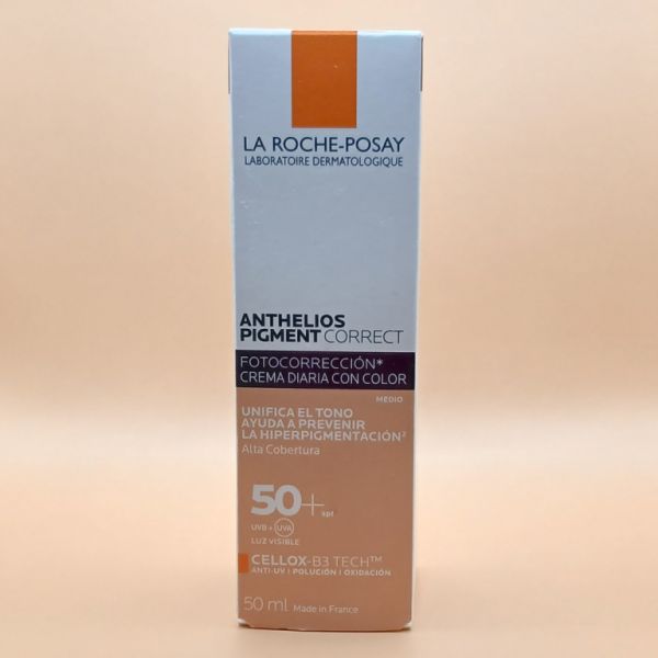 Anthelios Pigment Correct SPF50+ 50 ml. Mittlere Farbe Img 2