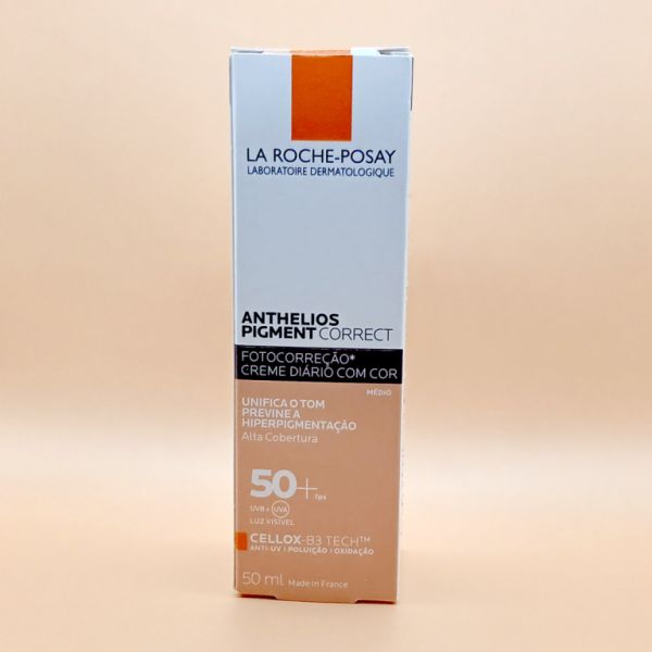 Anthelios Pigment Correct SPF50+ 50 ml. Mittlere Farbe Img 4