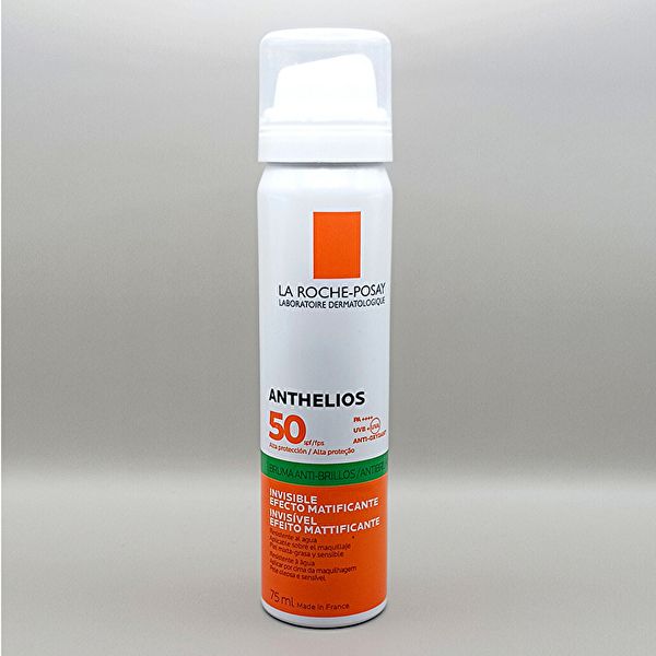 Anthelios bruma invisible anti-brillos SPF50 facial 75 ml.