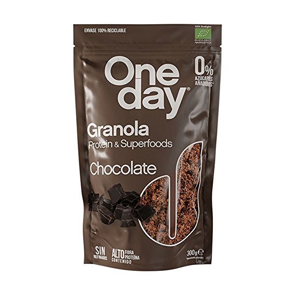 Granola with Organic Chocolate 300 g - ONE DAY