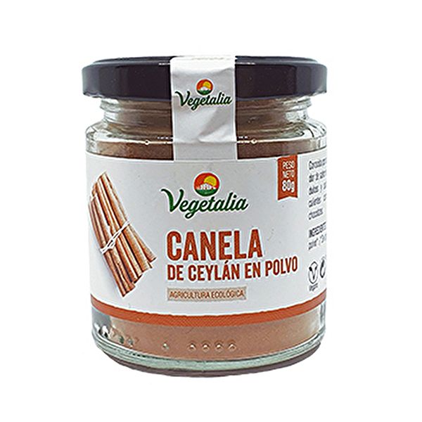 Canela de Ceilão orgânica em pó 80 g