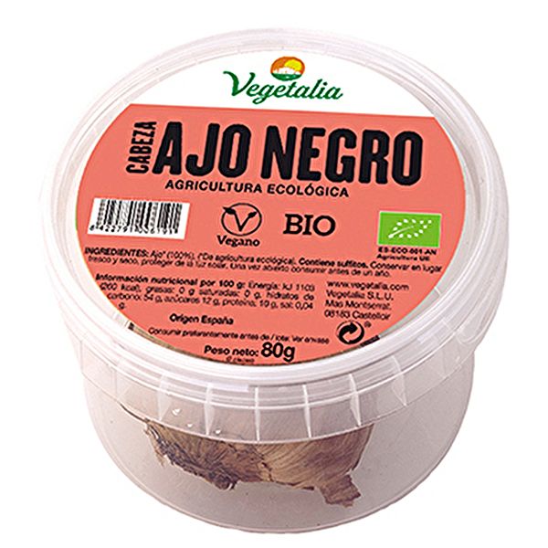 Ajo Negro Cabeza BIO 80 g - VEGETALIA