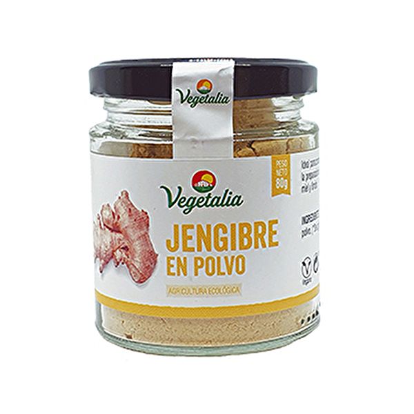 GENGIBRE EM PÓ ORGÂNICO 80 g - VEGETALIA