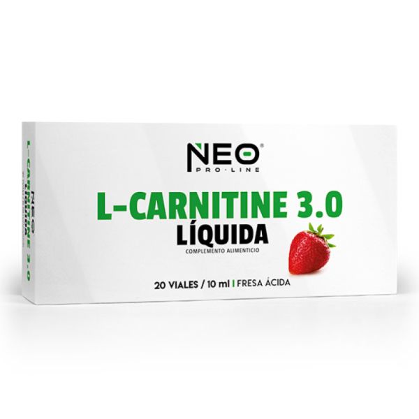 L-Carnitin 3.0 Säure Erdbeere 20 Fläschchen à 10 ml