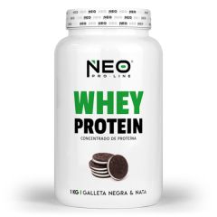 Buy NEO PROLIN WHEY PROTEIN 1 Kg BLACK BISCUITS AND CREAM By 34,00€