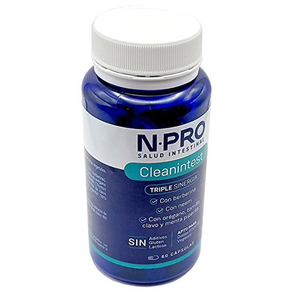 NPro Cleanintest 60 Cápsulas - NPRO Img 2